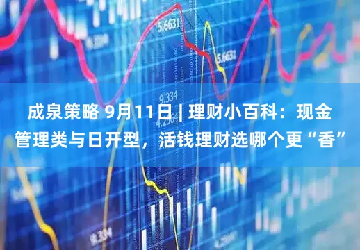 成泉策略 9月11日 | 理财小百科：现金管理类与日开型，活钱理财选哪个更“香”